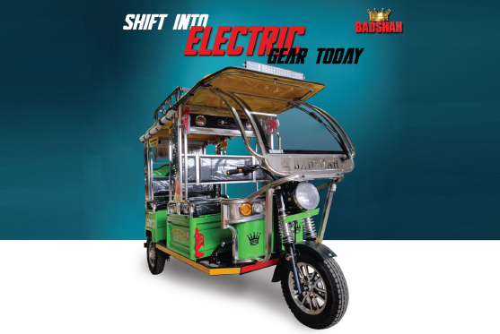 E Rickshaw Banner